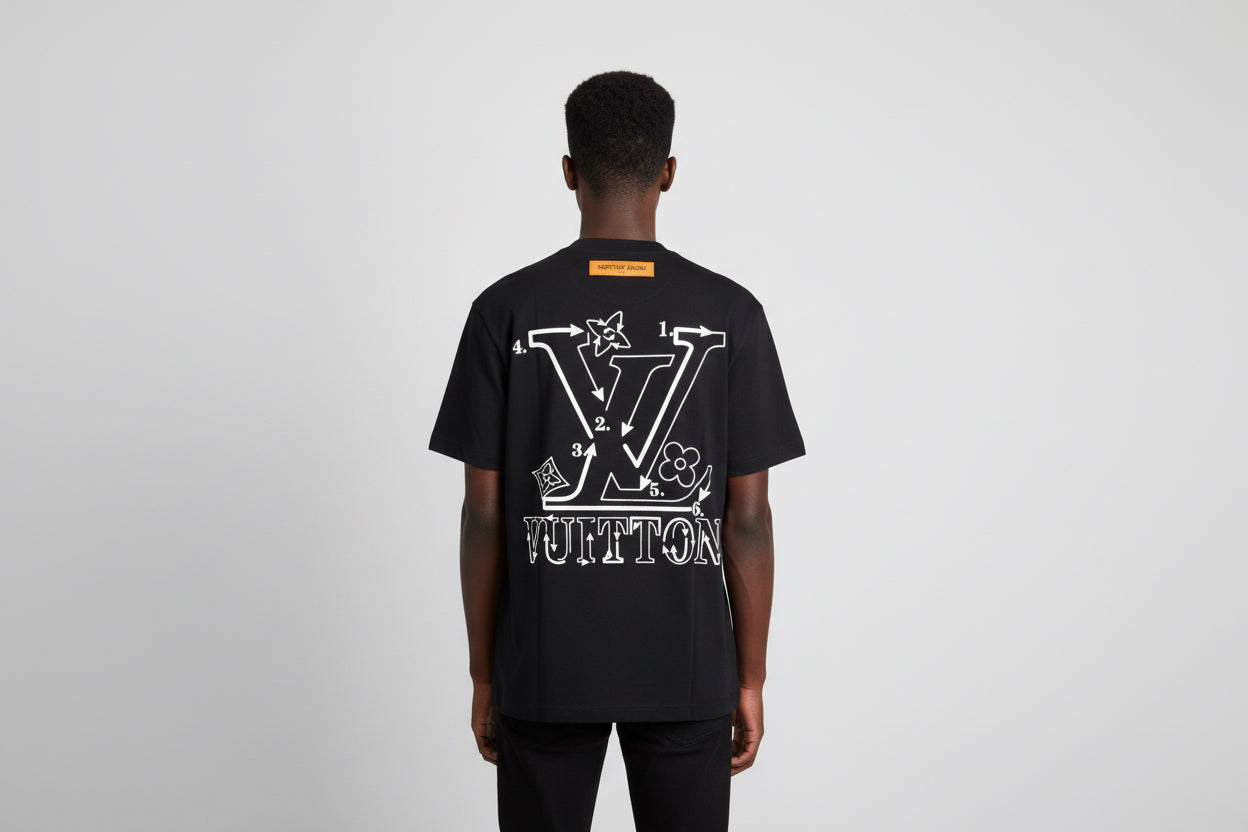 LV MONOGRAM LOGO - medium