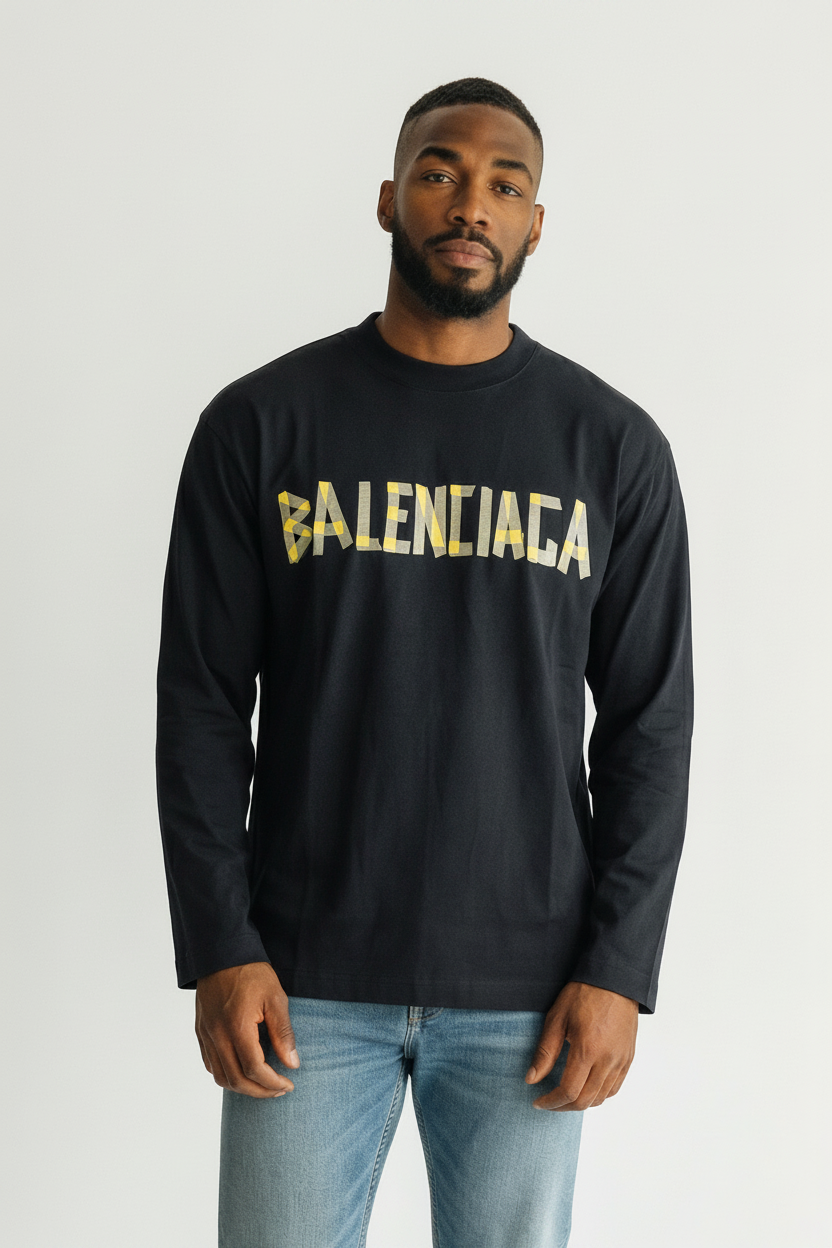 BALNCIAGA YELLOW TAPE - medium