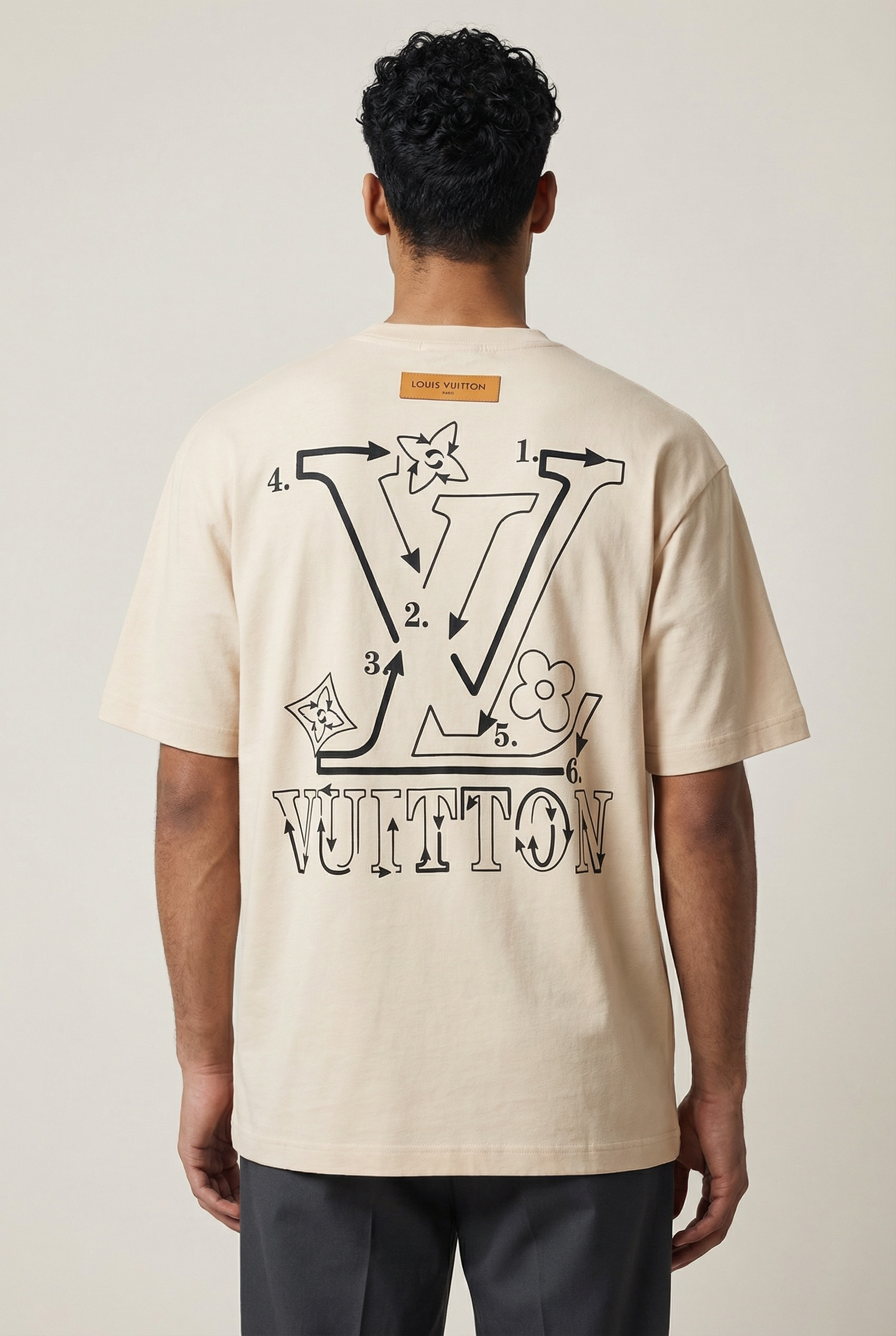 LV MONOGRAM LOGO - medium