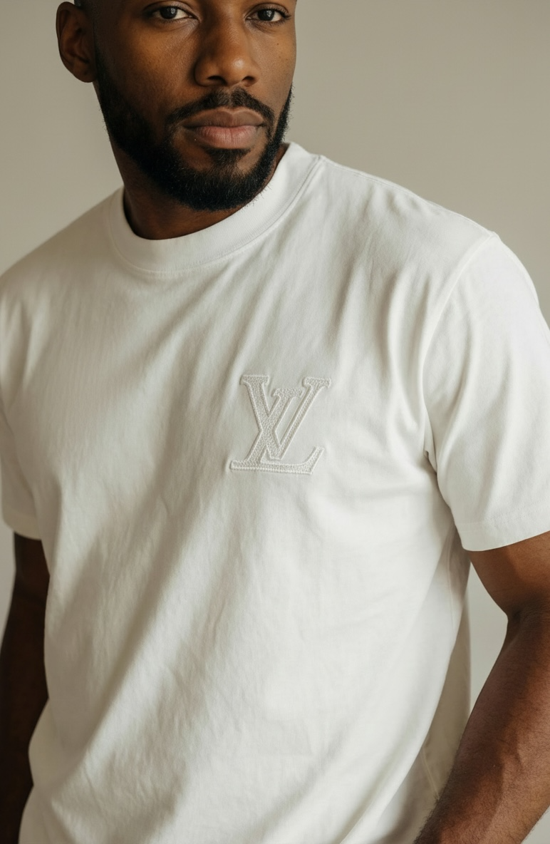 LV 3D embroidery LOGO - medium