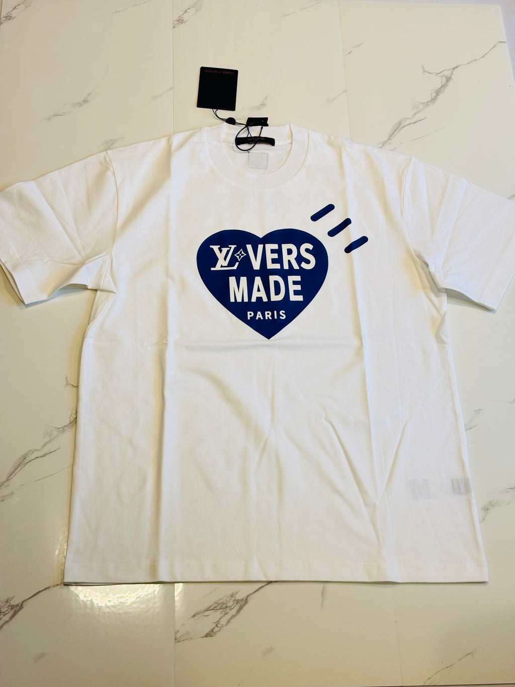 LV BLUE HEART PARIS - medium