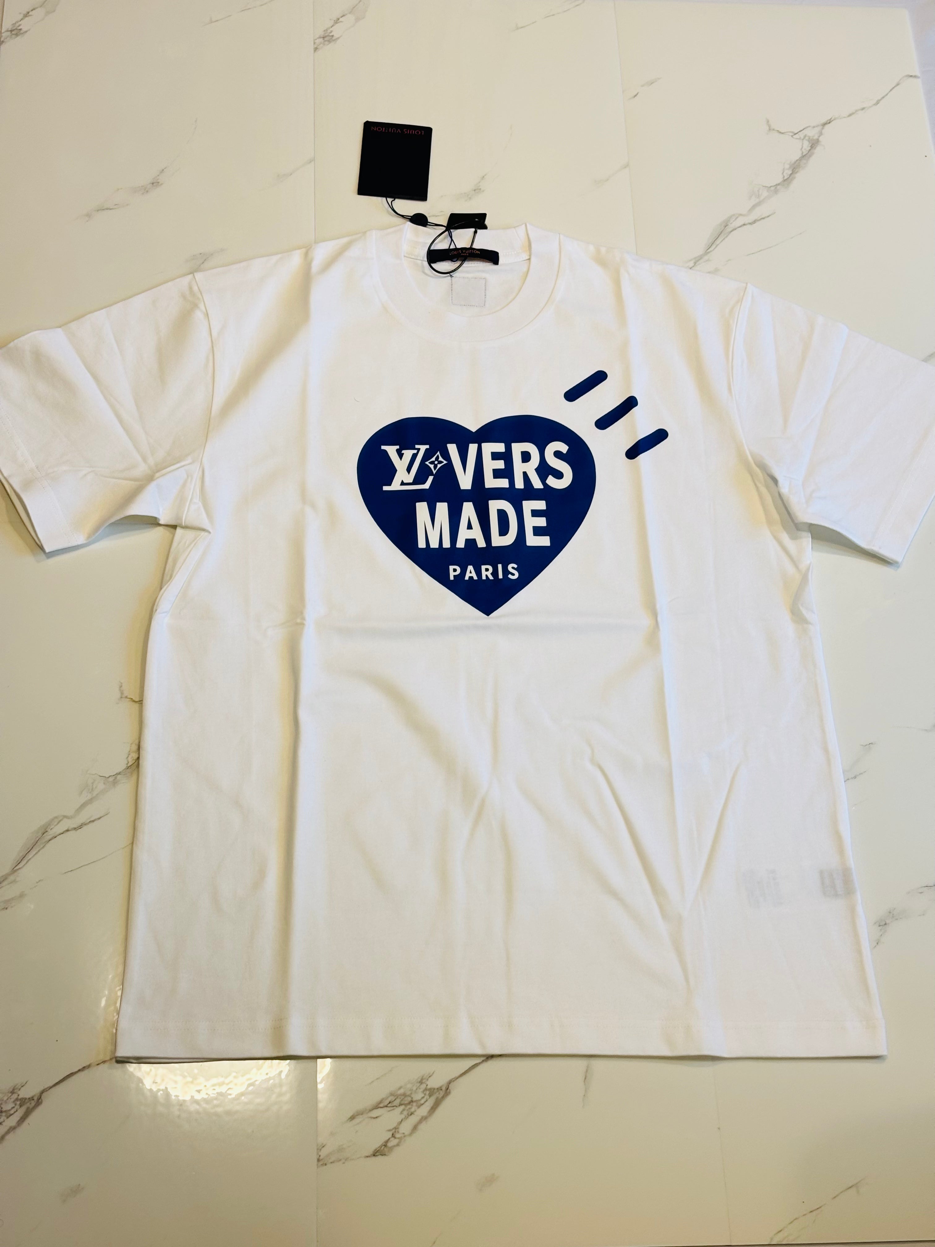 LV BLUE HEART PARIS - medium