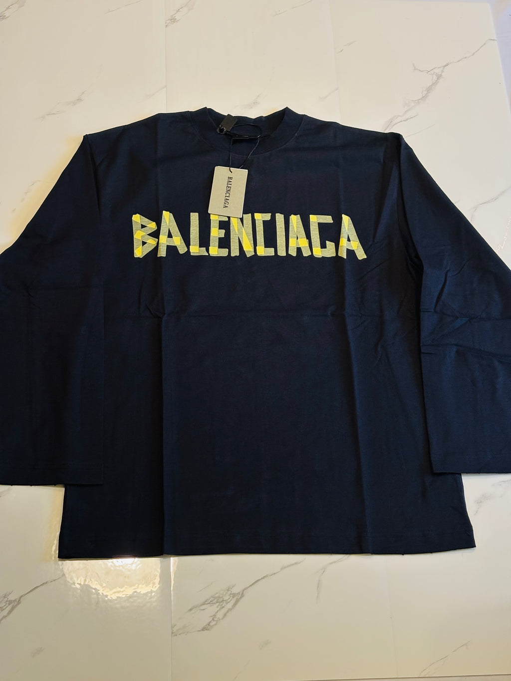 BALNCIAGA YELLOW TAPE - medium