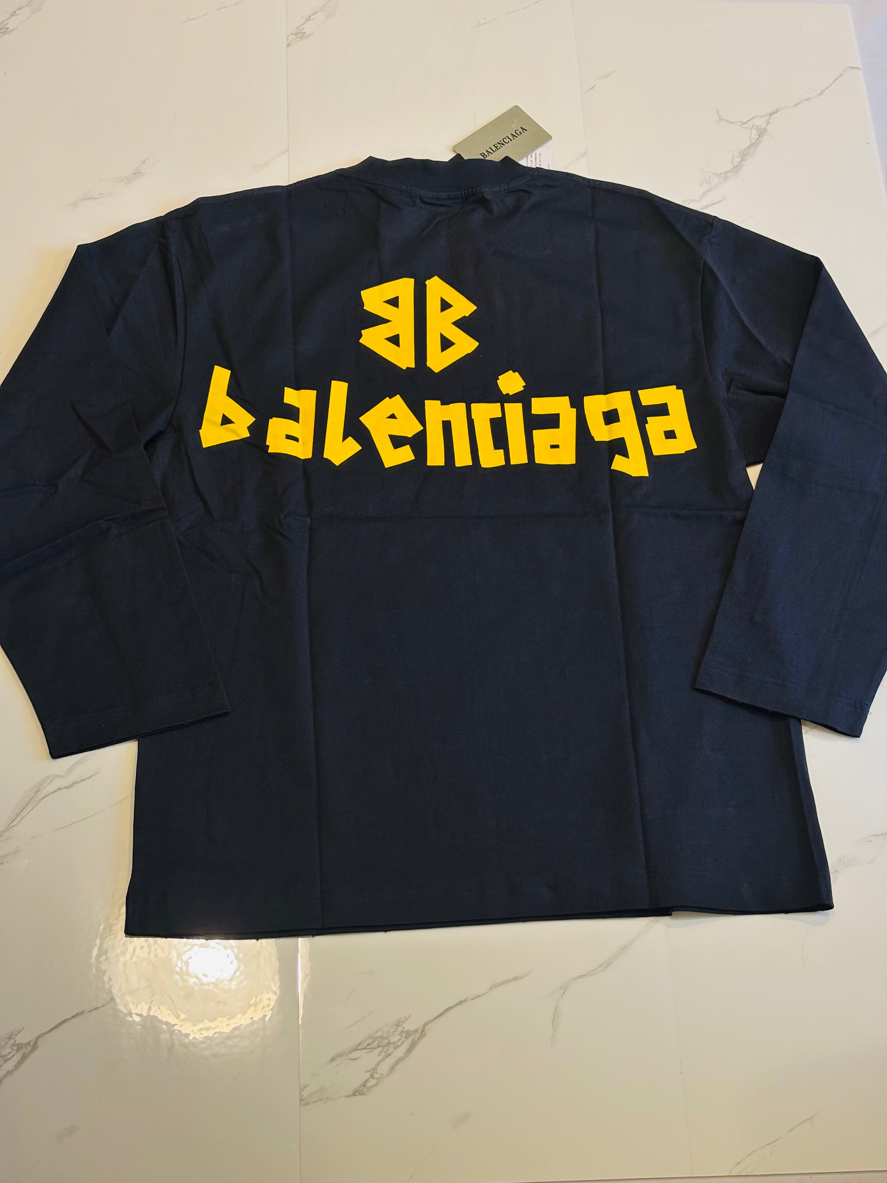BALNCIAGA YELLOW TAPE - medium