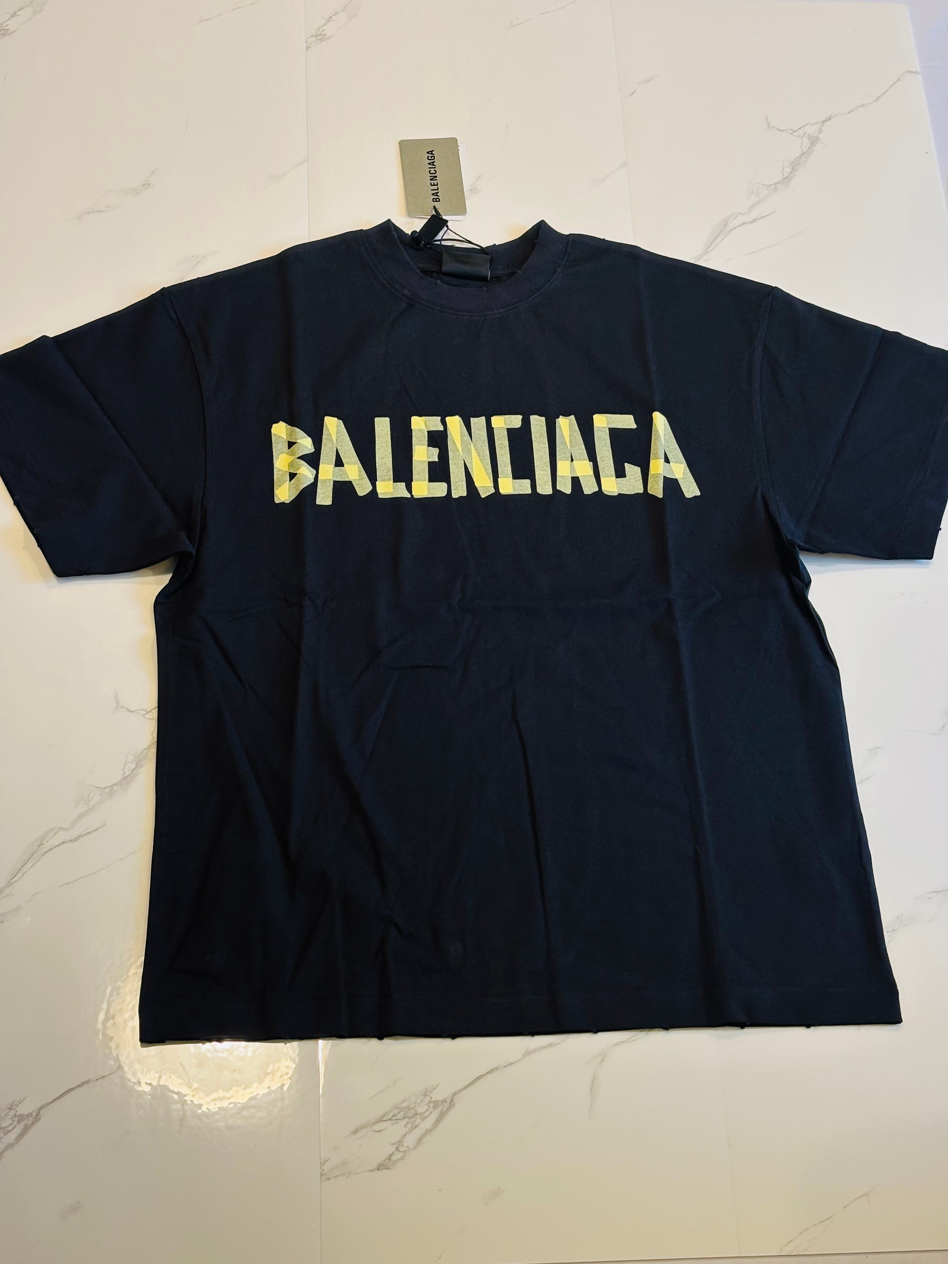 BALNCIAGA YELLOW TAPE - medium