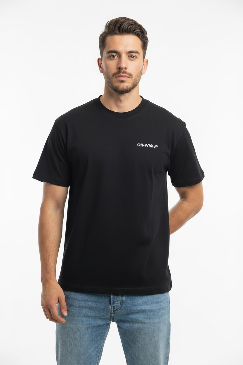 OFF WHT CLASSIC BACK T SHIRT