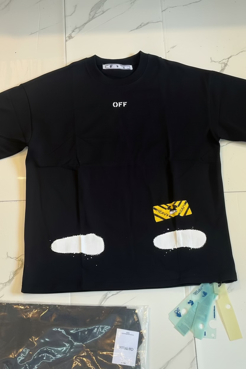 OFF WHT STRIPES LOGO