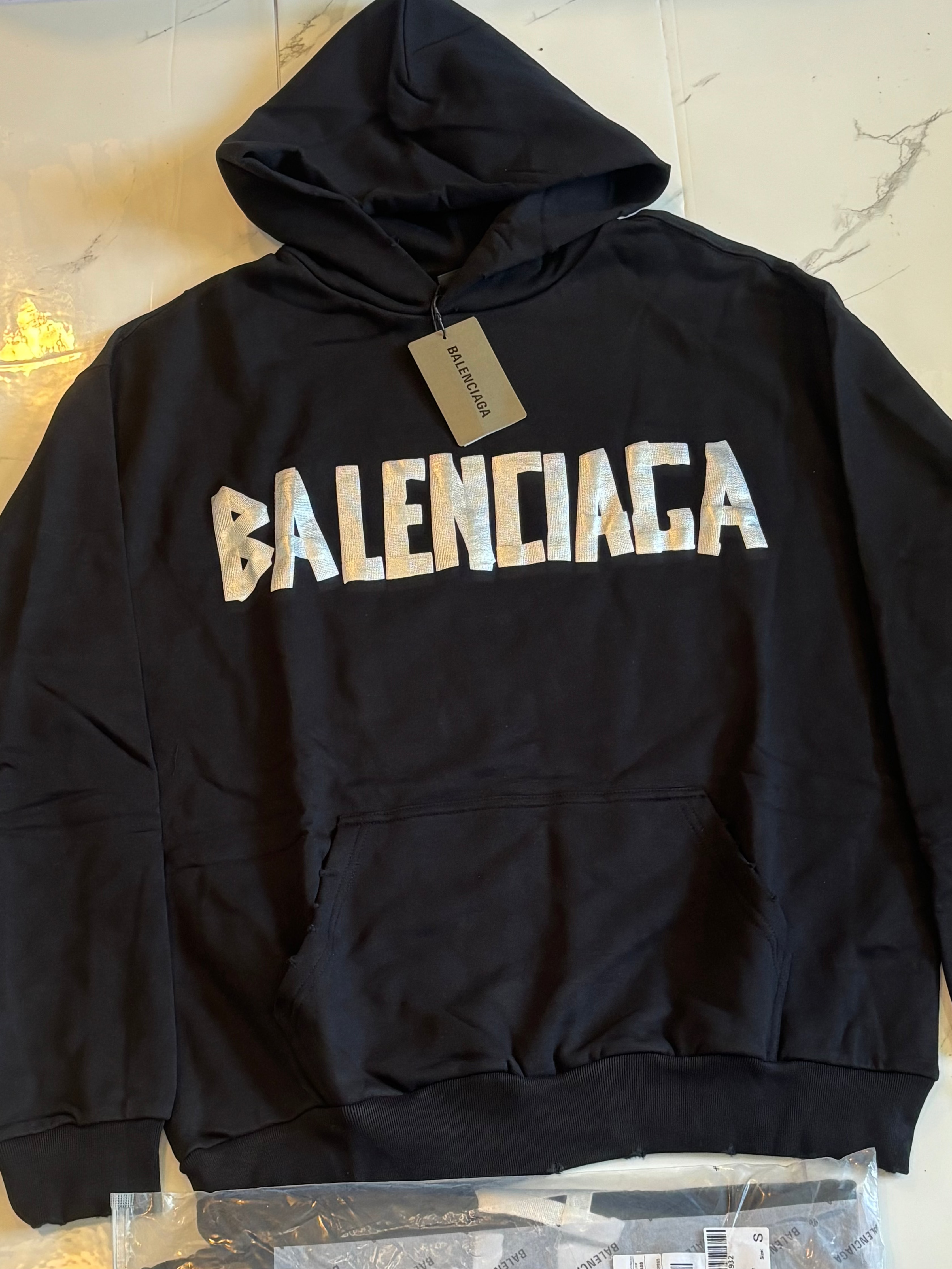 BALNCIAGA CHROME HOODIE