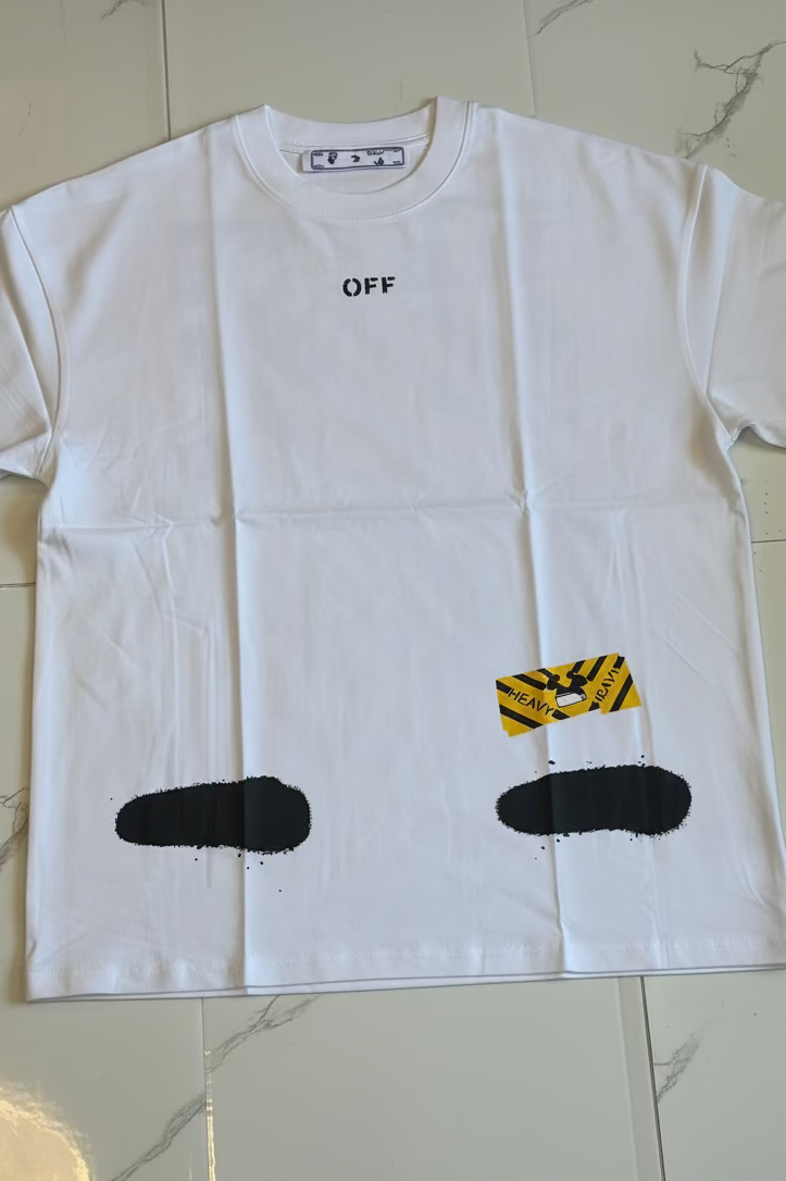 OFF WHT STRIPES LOGO