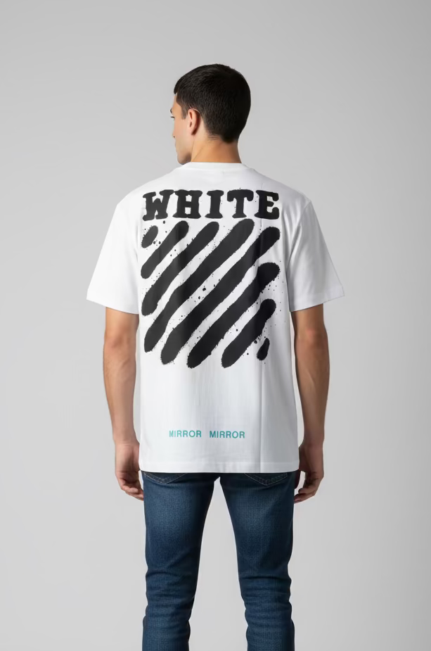 Off-Whte Stripes Logo T-Shirt