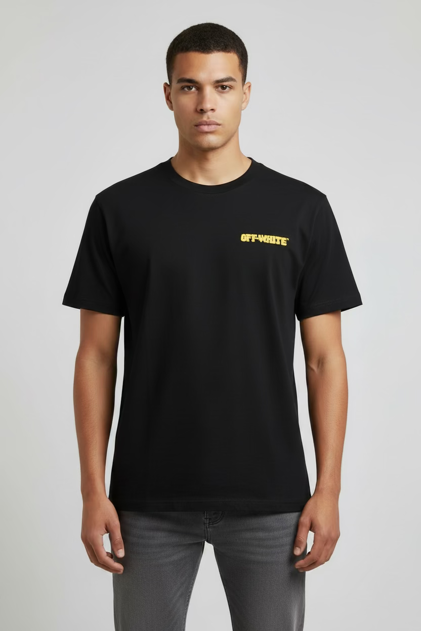 OFF WHT GHOST LOGO T SHIRT