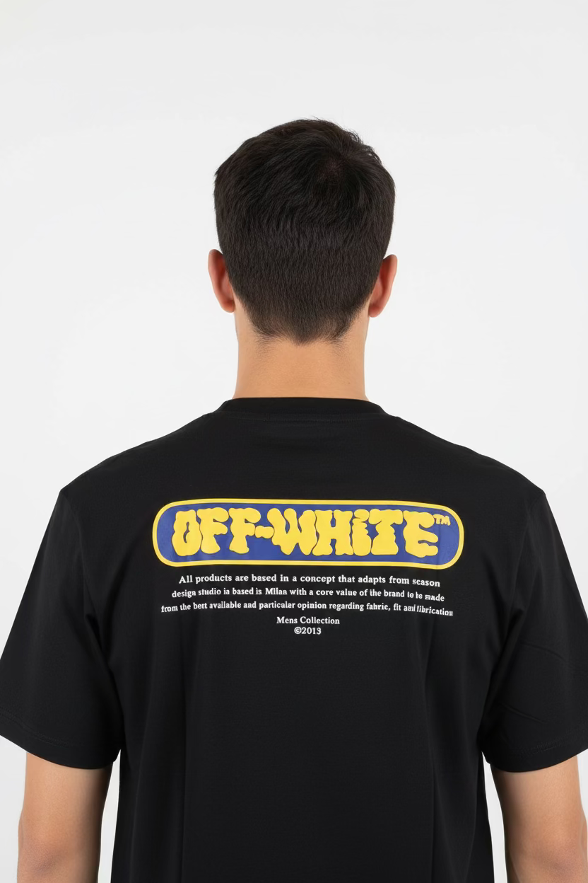 OFF WHT GHOST LOGO T SHIRT