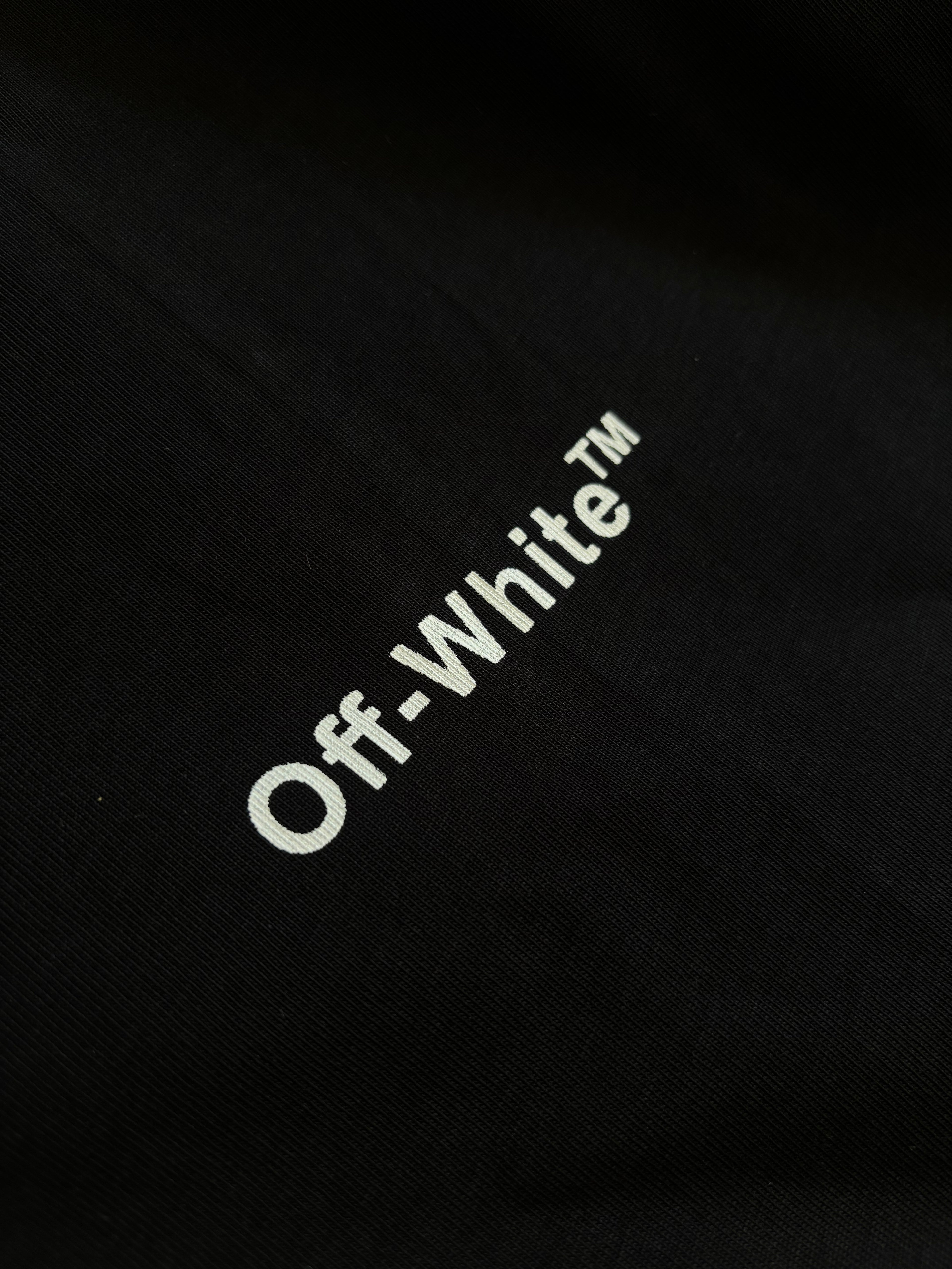 OFF WHT CLASSIC BACK T SHIRT