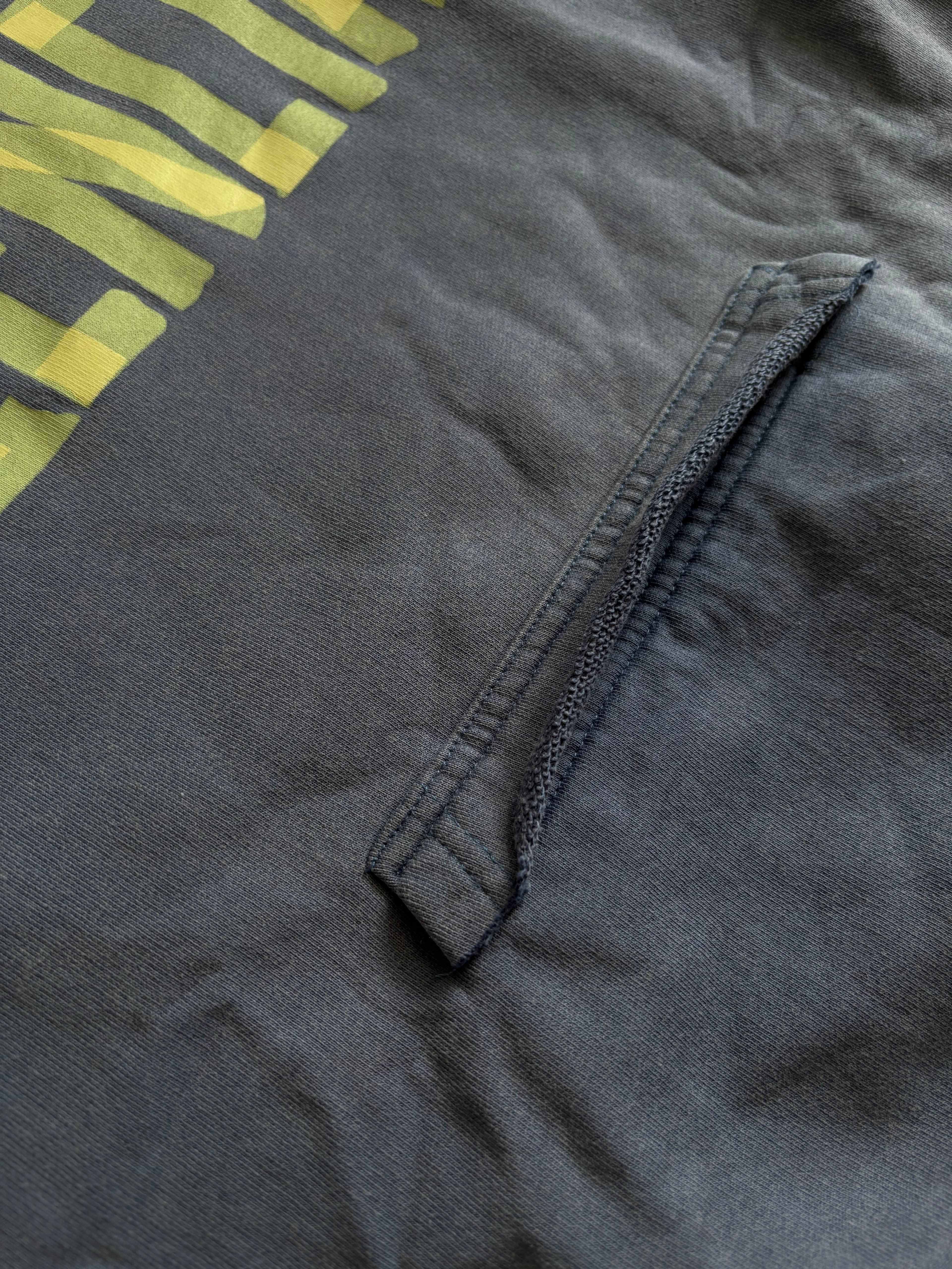 BALNCIAGA YELLOW TAPE HOODIE blue