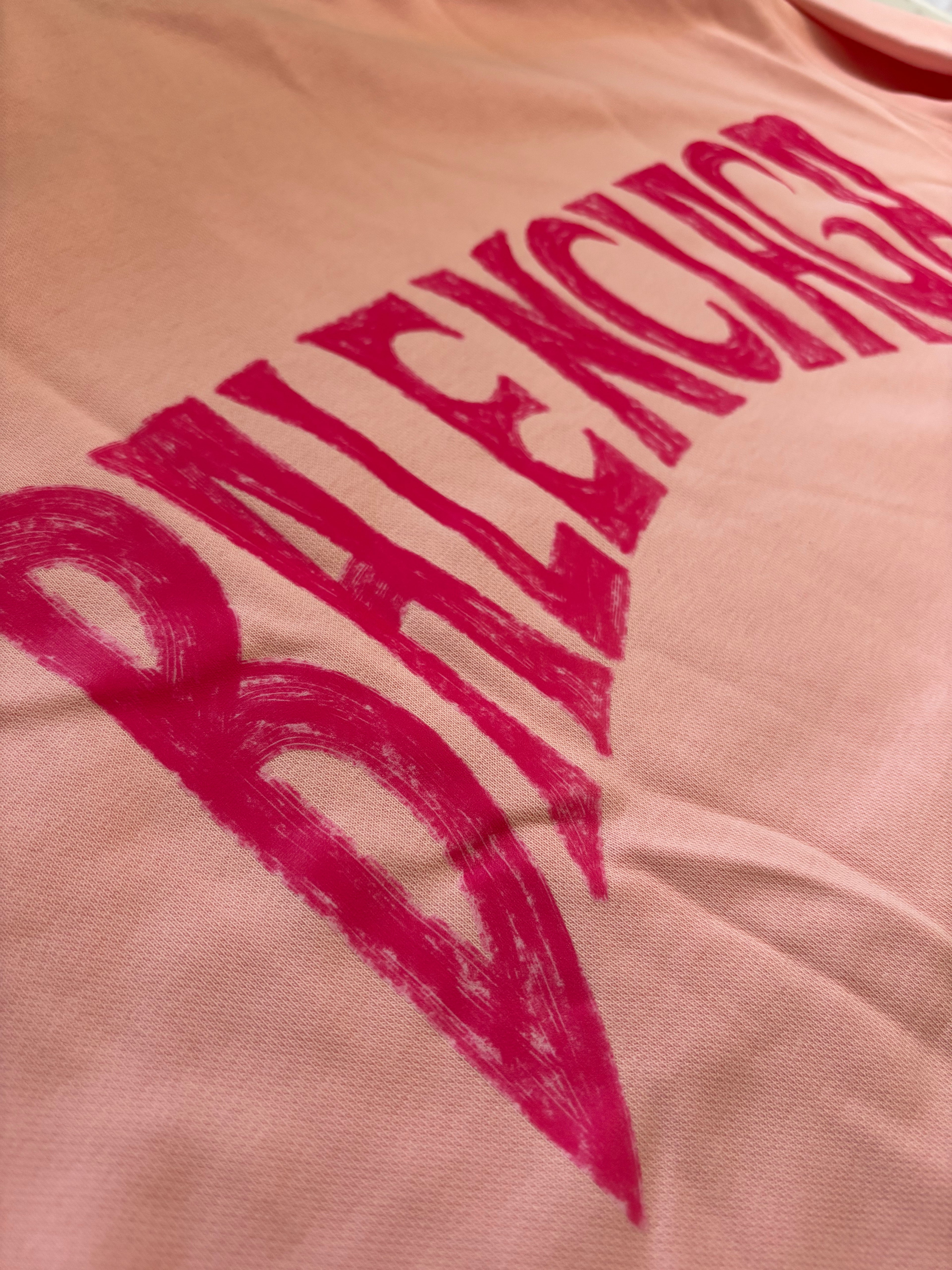 BALNCIAGA PARIS EDITION HOODIE cherry