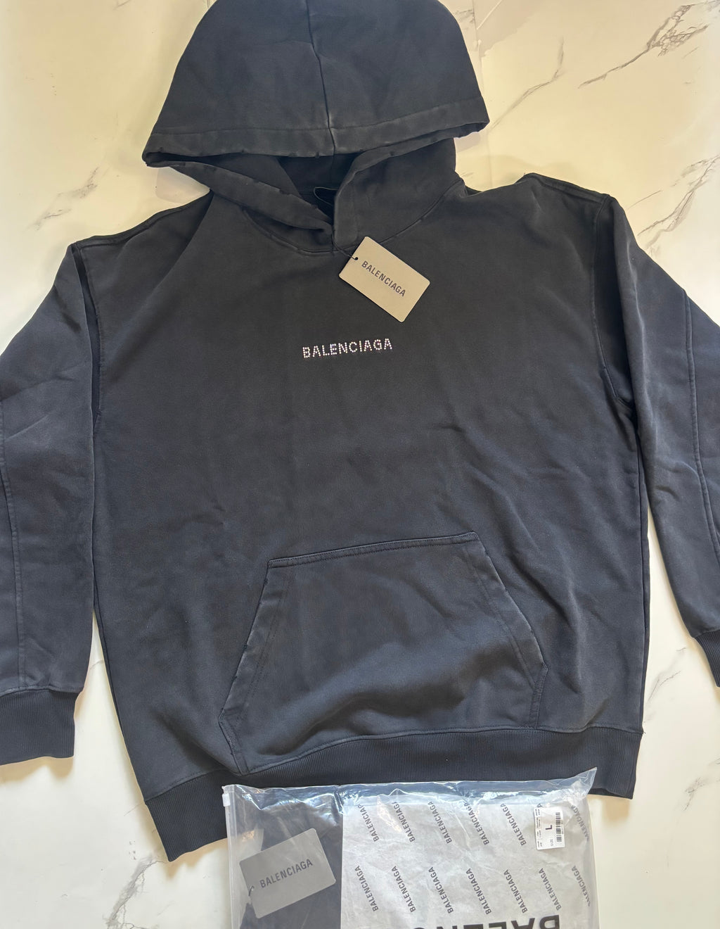BALNECIAGA CRYSTAL hoodie