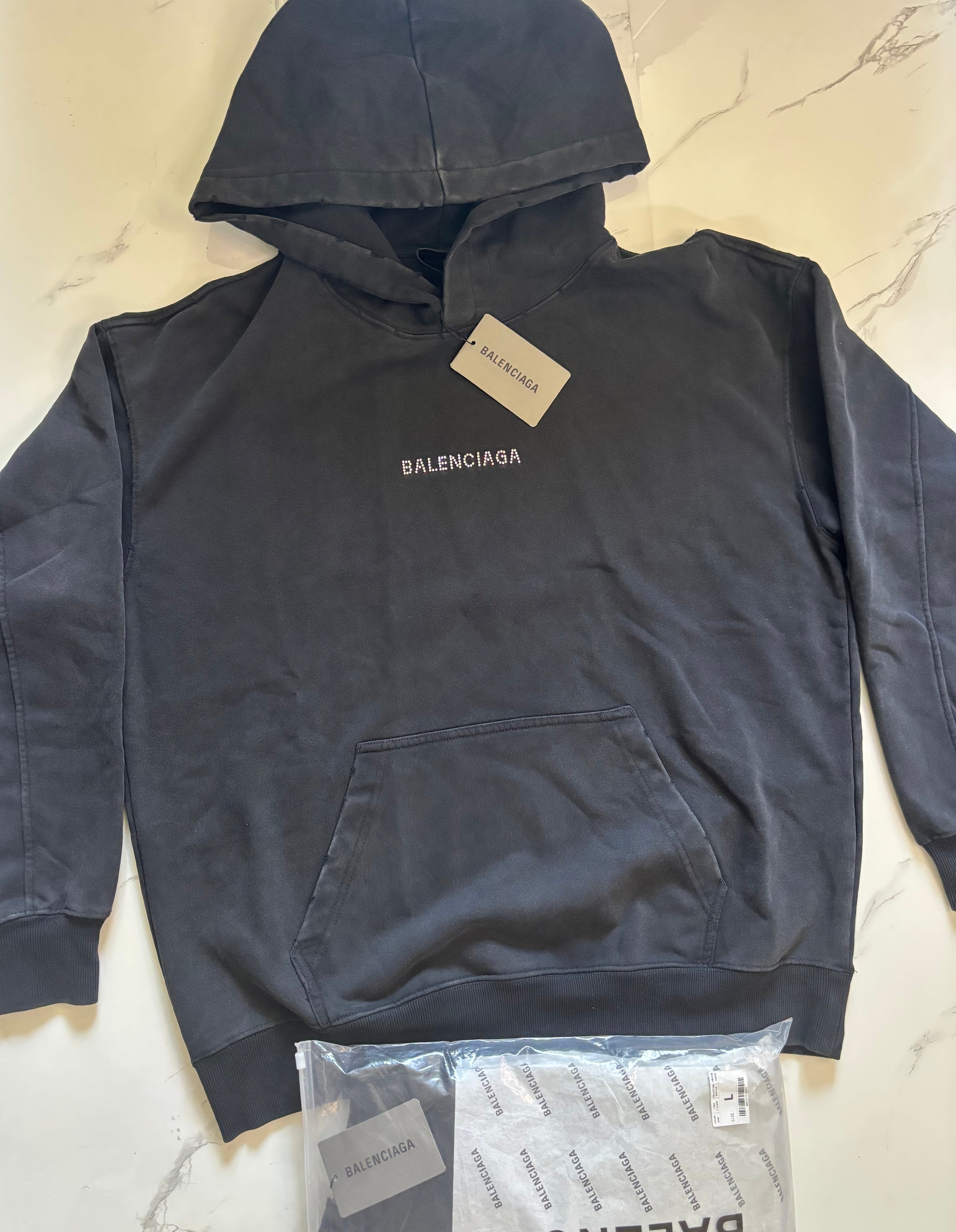 BALNECIAGA CRYSTAL hoodie