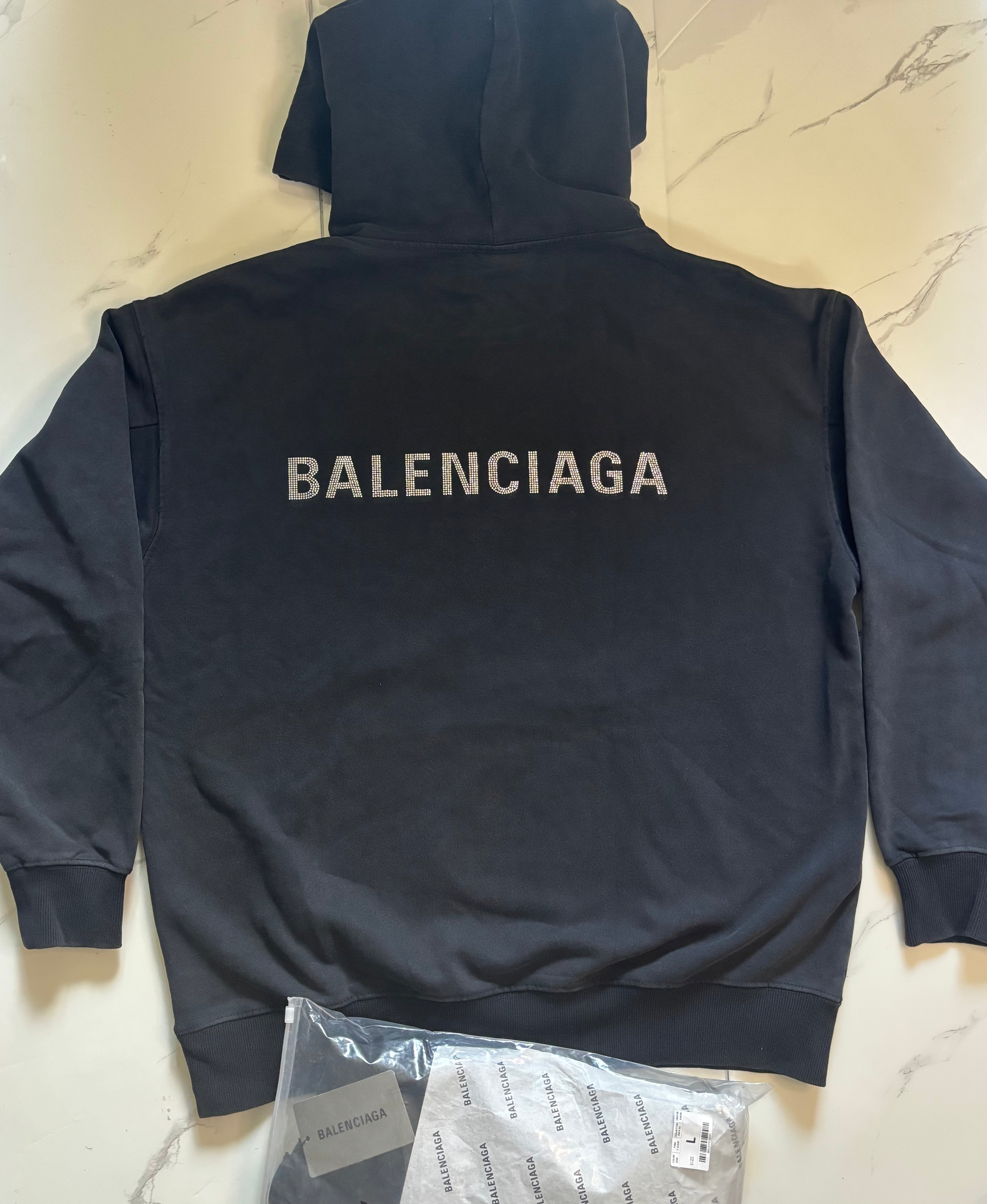 BALNECIAGA CRYSTAL hoodie