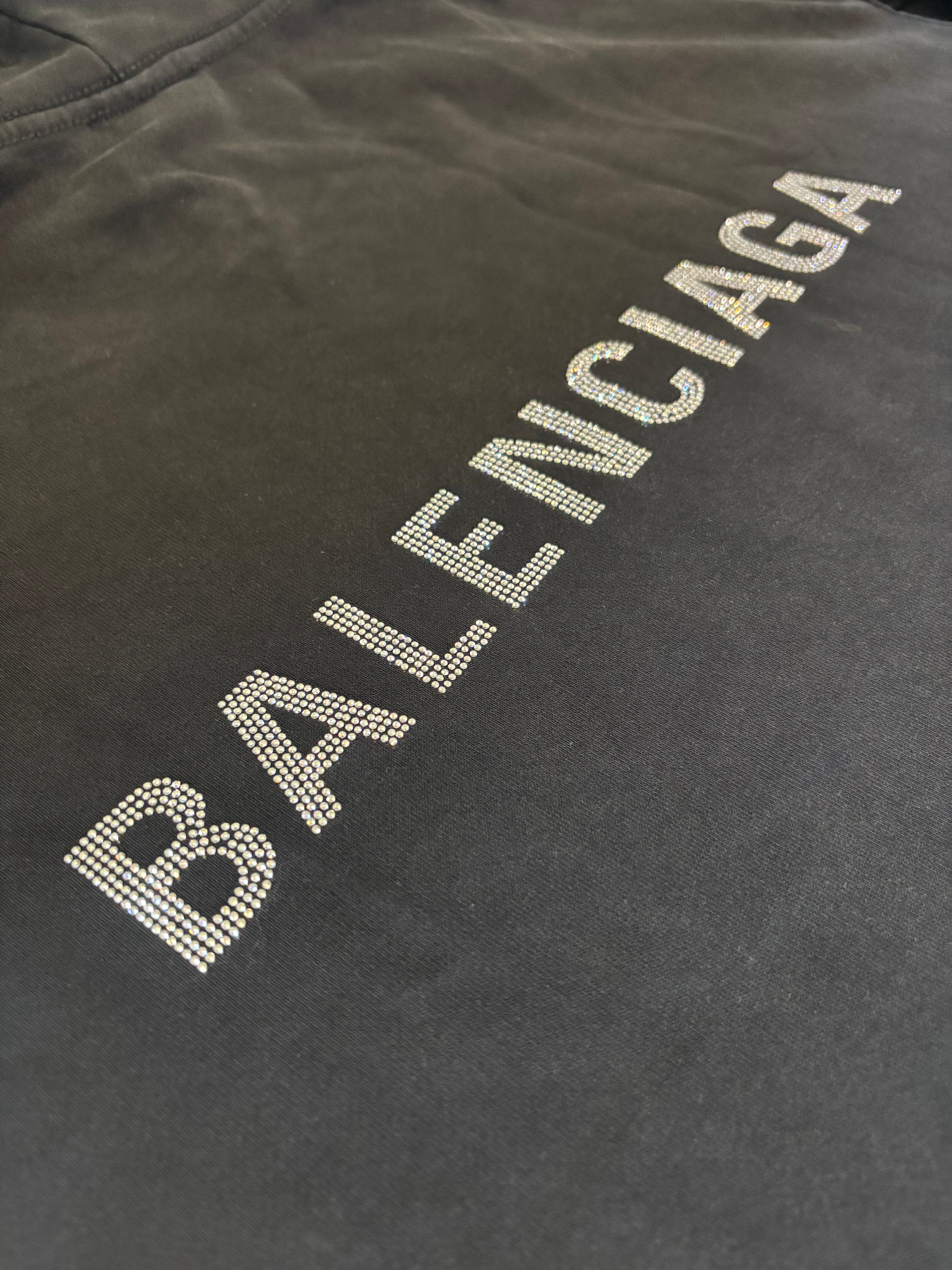 BALNECIAGA CRYSTAL hoodie