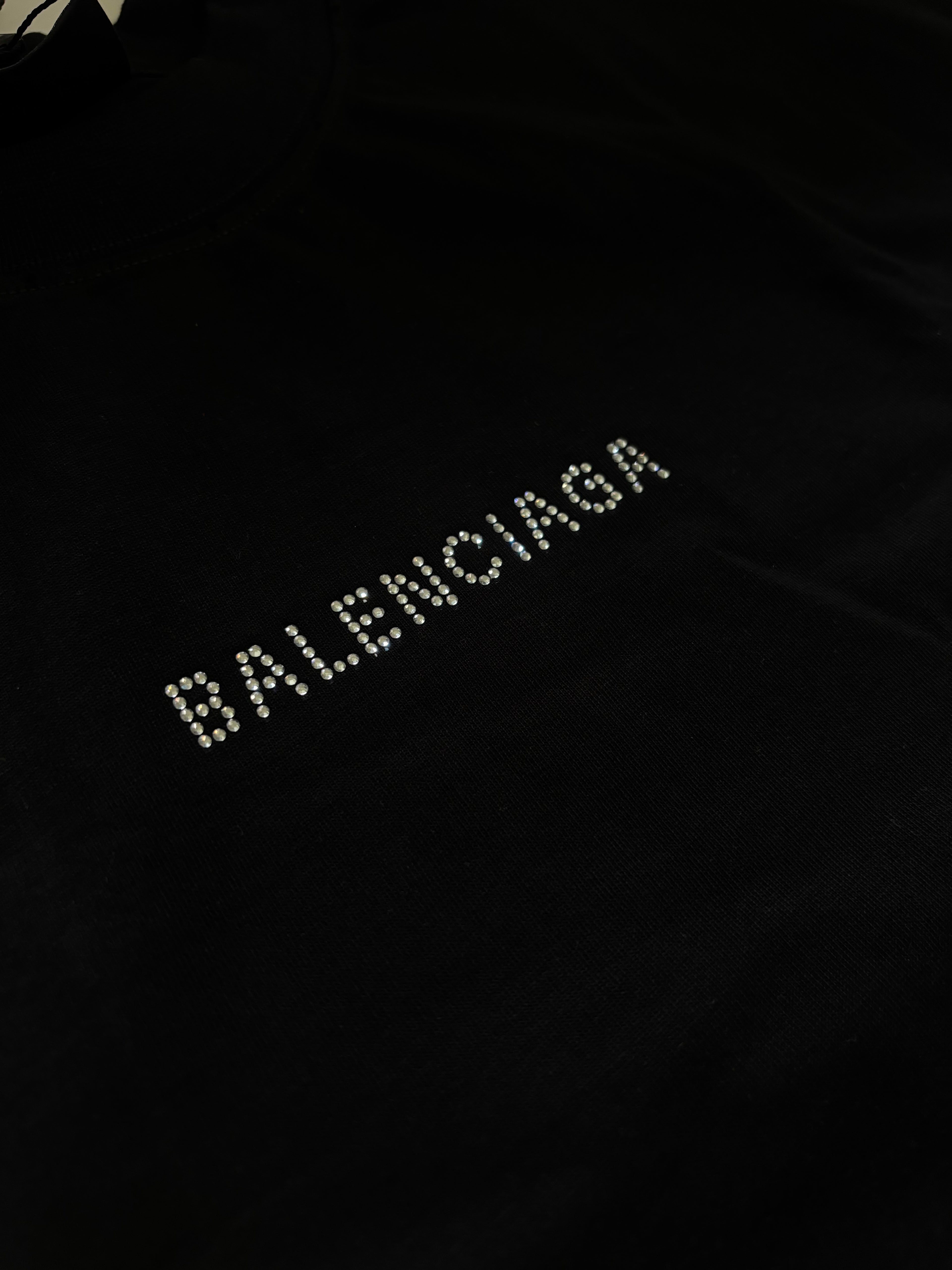 BALNCIAGA CRYSTAL T shirt