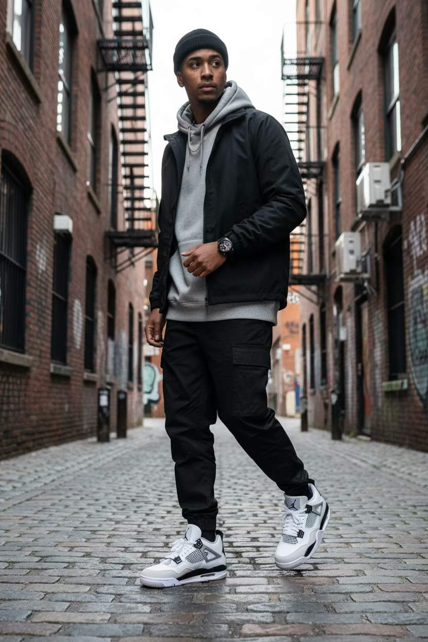 J4 MILITARY BLACK