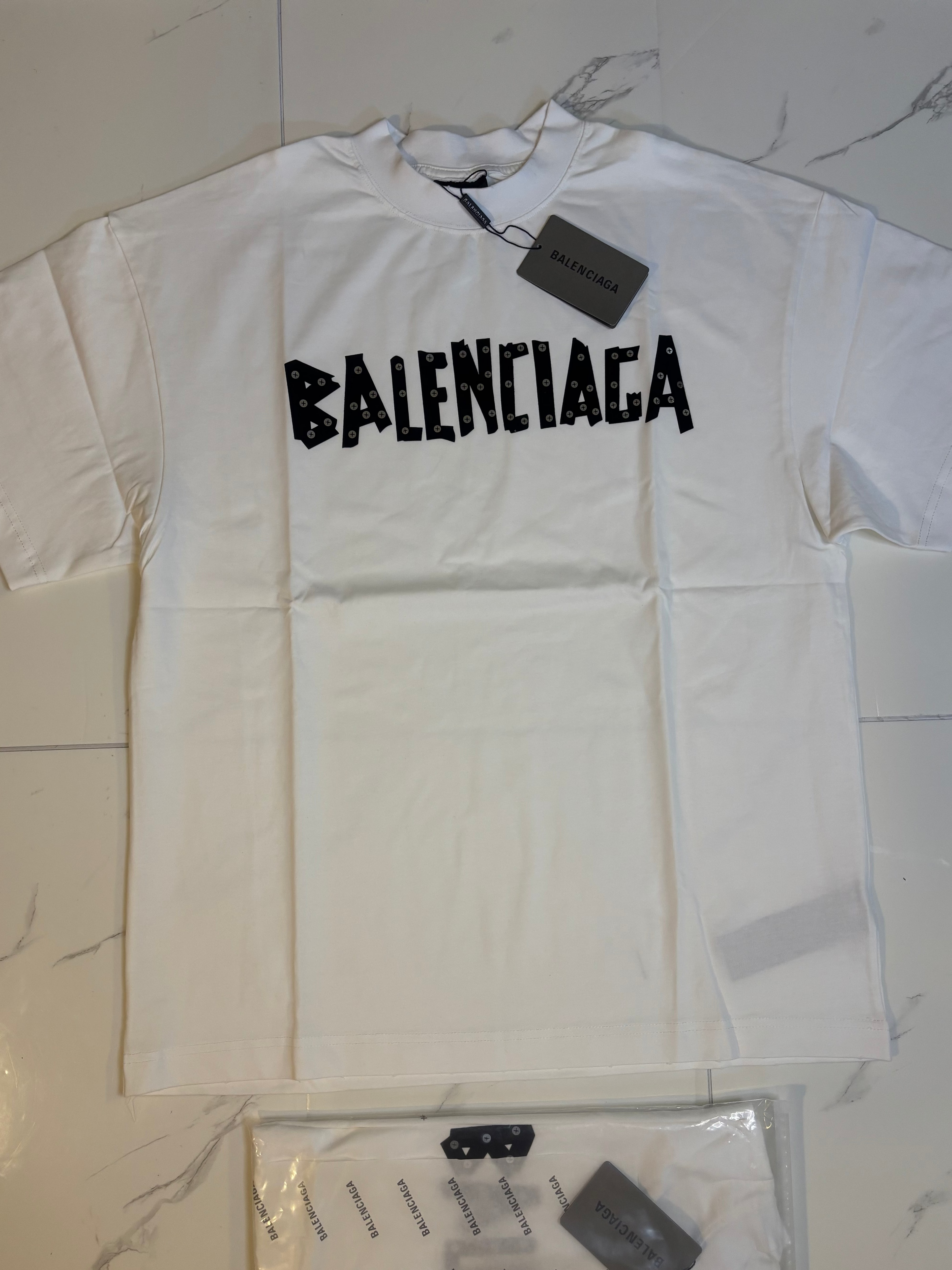BALNCIAGA BOLTS LOGO T shirt