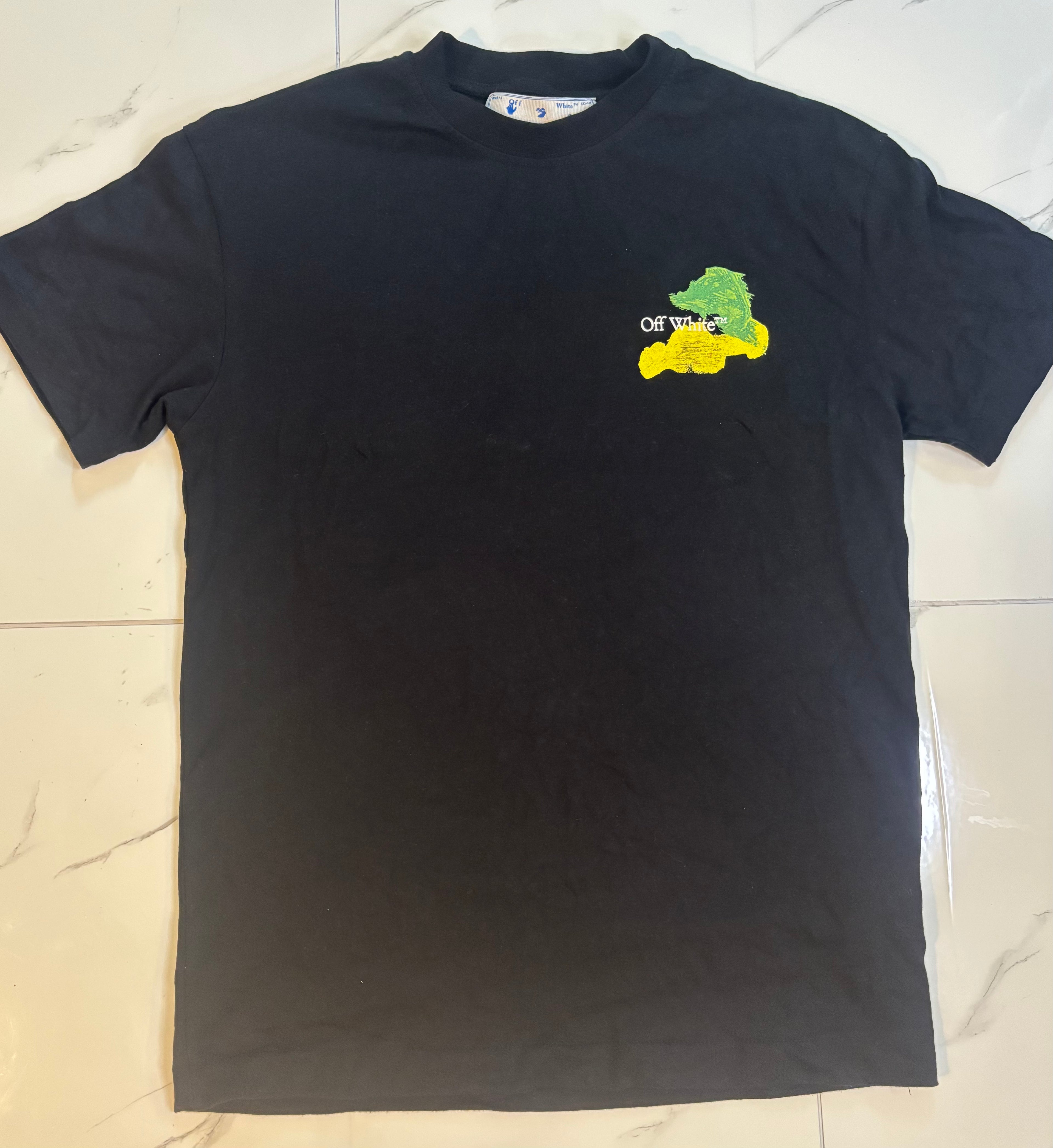 (PRE LOVED) Off White cross back logo T shirt medium