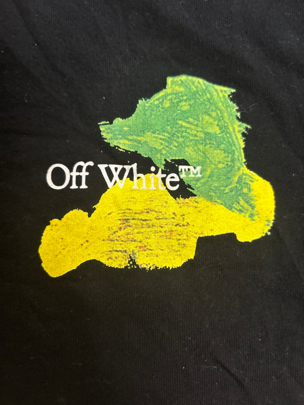 (PRE LOVED) Off White cross back logo T shirt medium